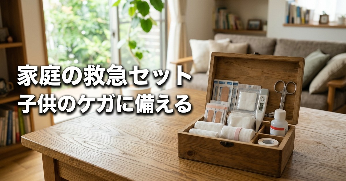 子供のための家庭用救急箱の中身と選び方【2026年】ケガと急な発熱に備える