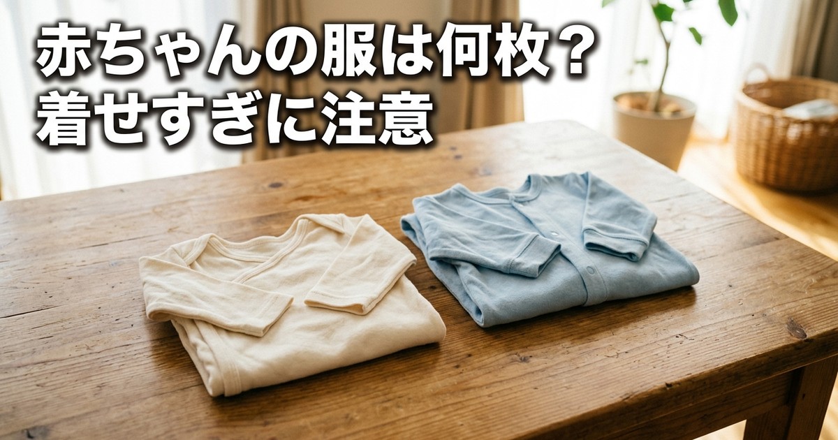 赤ちゃんの服は何枚着せる？——「大人より1枚多く」は新生児だけ。着せすぎはSIDSリスク