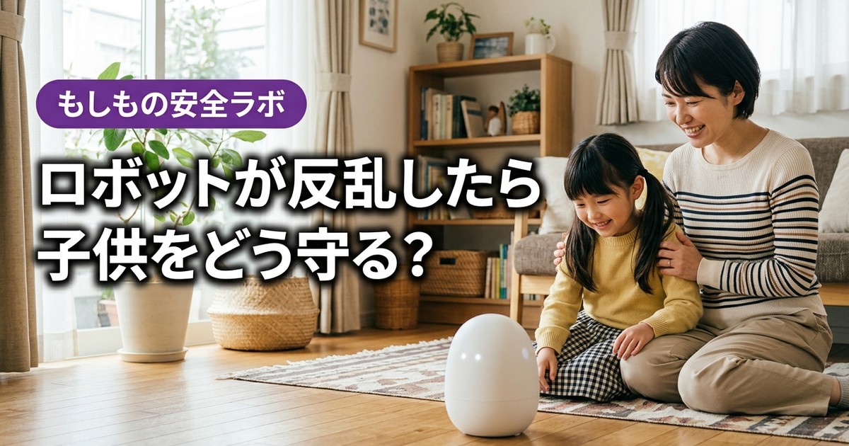 もしもの安全ラボ：ロボットが反乱したら子供をどう守る？